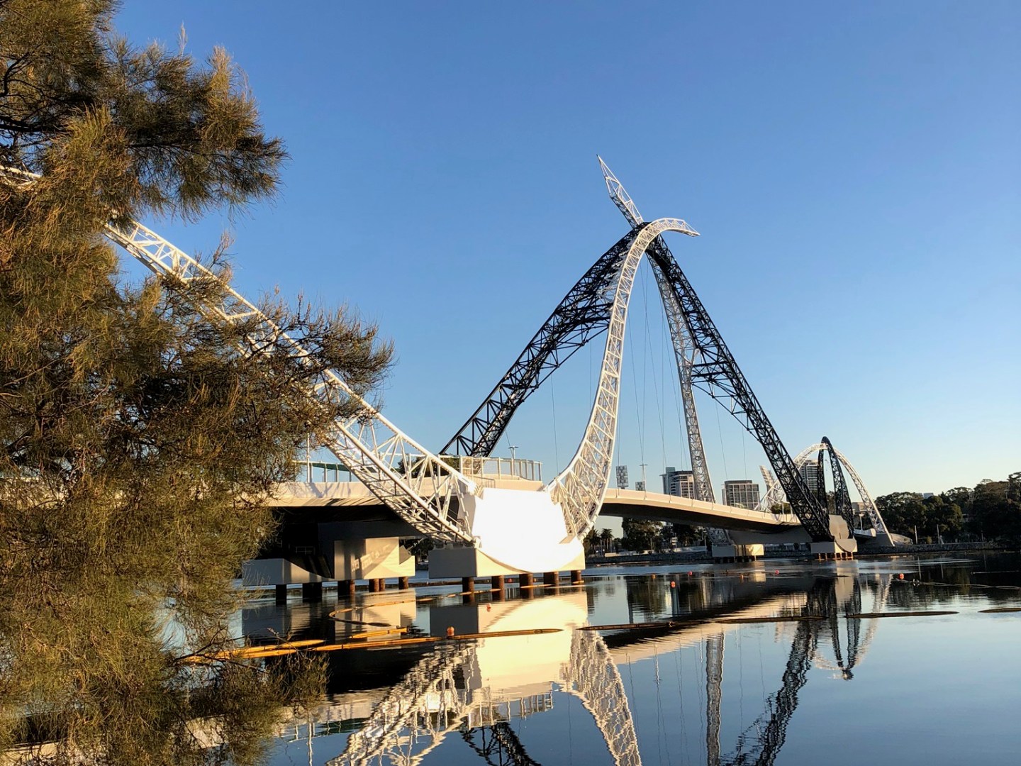 Matagarup Bridge in Perth