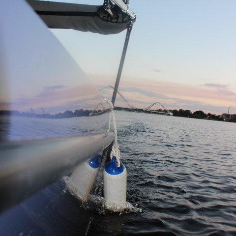 a boat on a body of water