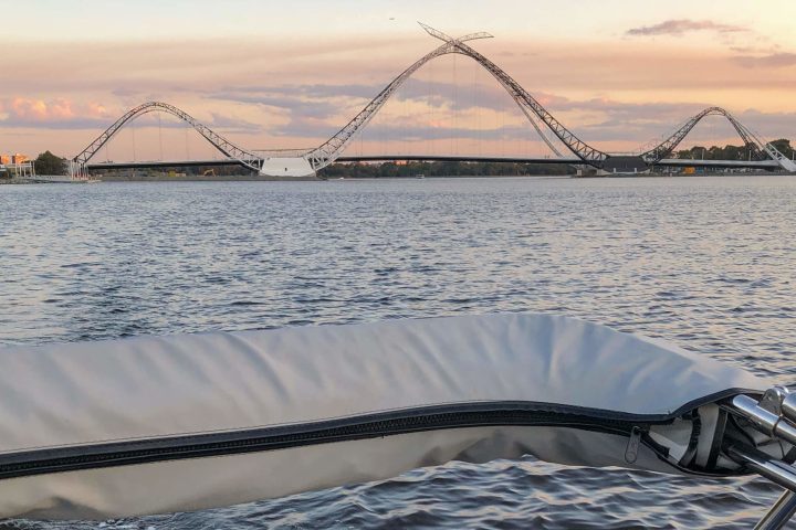 a bridge over a body of water