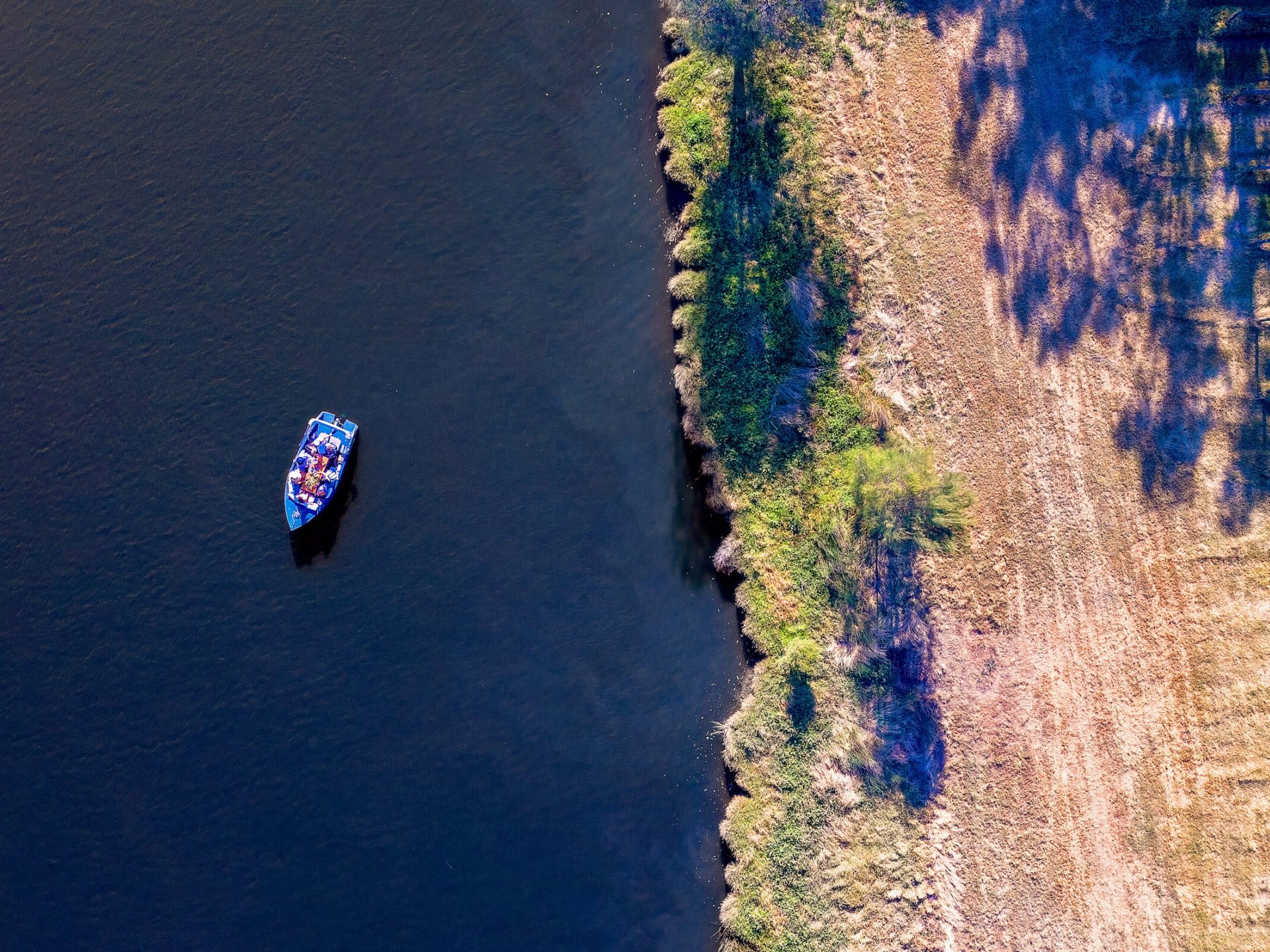 Boat in Wine Country