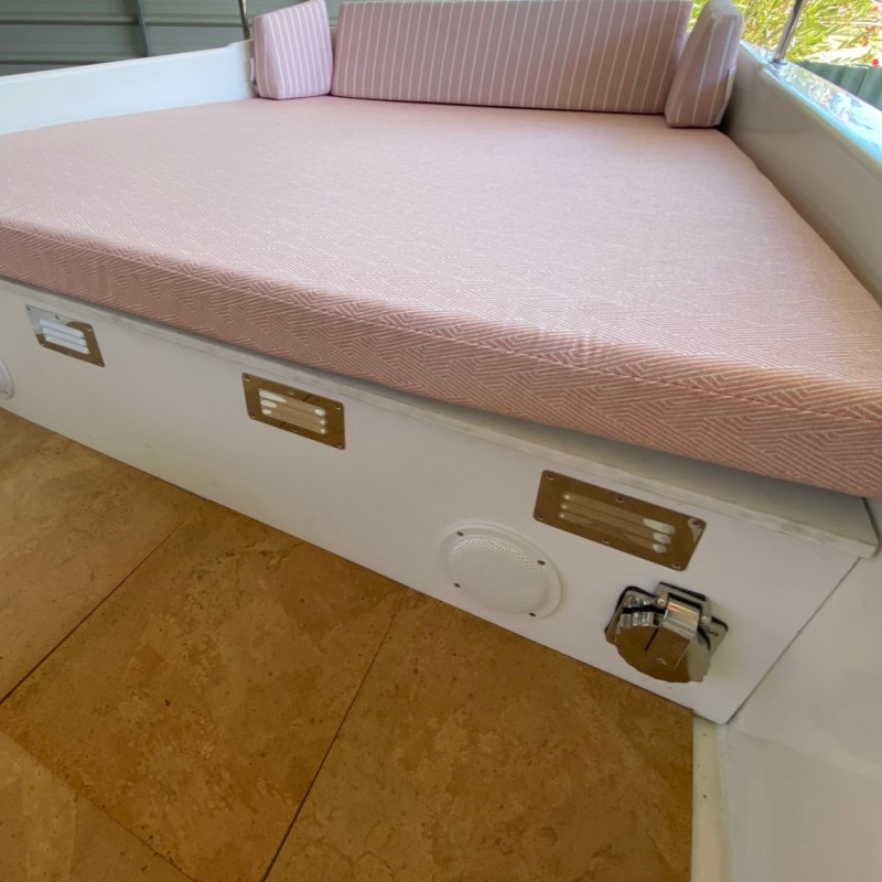 Sun Pad on the new boat